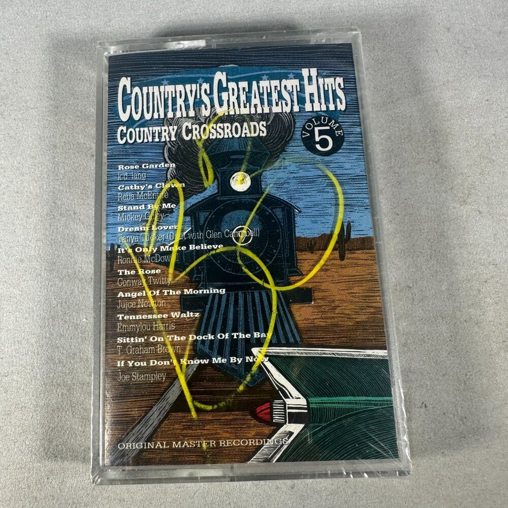 Country’s Greatest Hits Volume 5 Cassette Tape 1990 Country Crossroads Artists